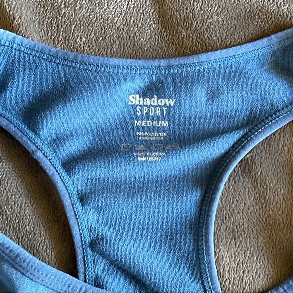Shadow Sport Set of 2 Sports Bras Gray and Blue - Picture 7 of 7